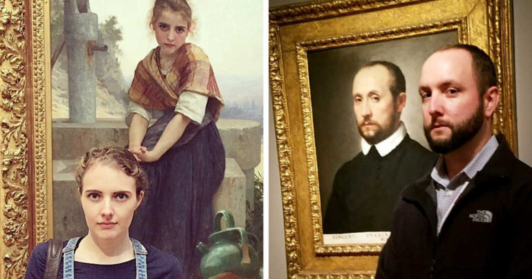 26 Surprised Visitors Discovered Their Doppelgänger In A Museum