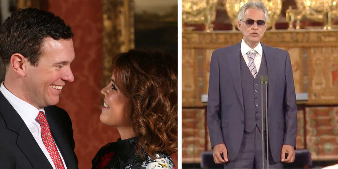 Andrea Bocelli Has An Amazing Performance At The Wedding Of Princess Eugenie