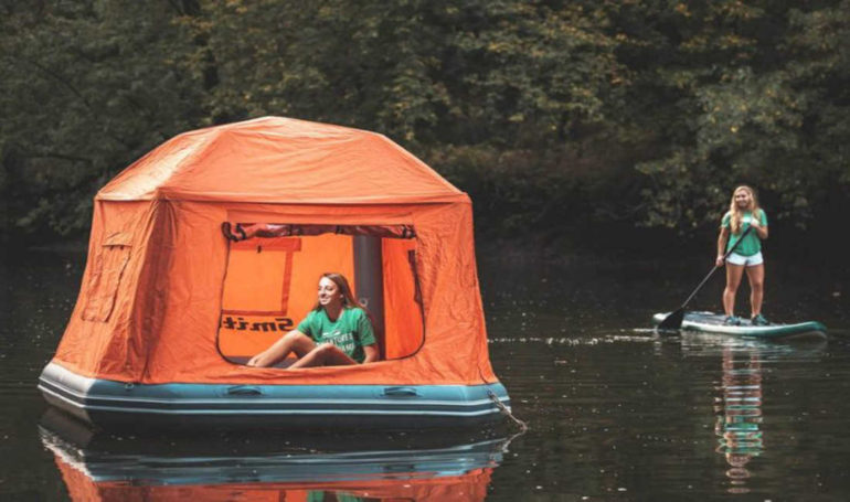 With The Worlds First Floating Tent You Can Live in Nature Forever