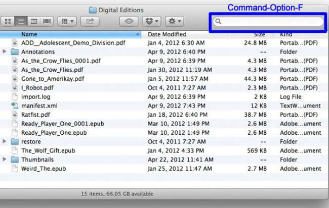 6. Option + Command + F