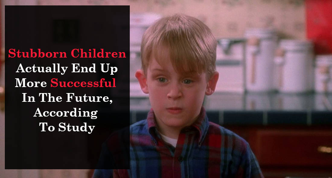 Stubborn Children Actually End Up More Successful In The Future, According To Study