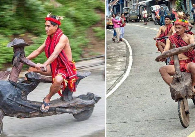 This Native Tribe In The Philippines Creates Hand-Carved Wooden Bikes