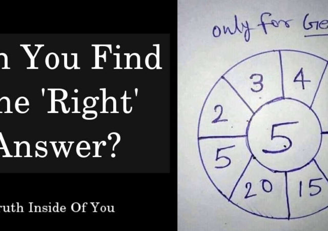 can you find the right answer?