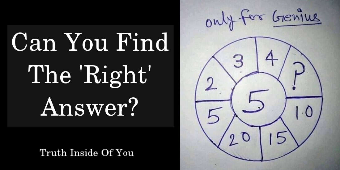 can you find the right answer?