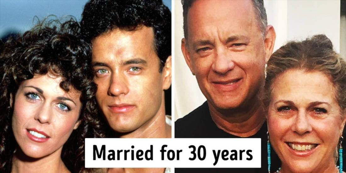 13 Then And Now Photos Of Famous Women With Their Husbands