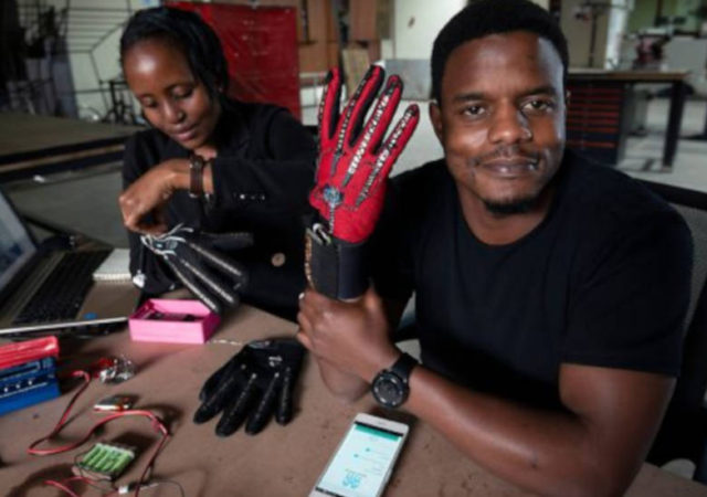 25-Year-Old Kenyan Invented Smart Gloves That Convert Sign Language Into Audio Speech