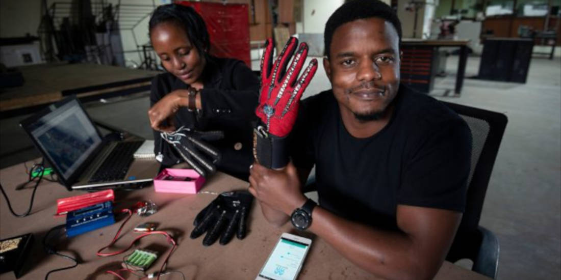 25-Year-Old Kenyan Invented Smart Gloves That Convert Sign Language Into Audio Speech