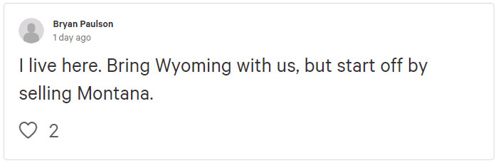 6. This person on the other hand wants to bring other parts of the country together to be sold together.