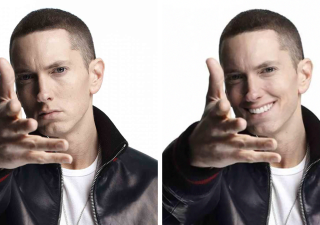 Guy Makes Eminem Smile By Editing His Photos And They Look Better Now