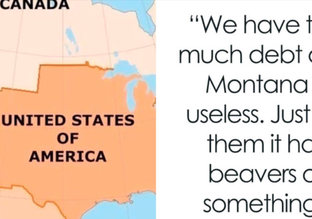 These People Hilarious React To The Petition To Sell Montana To Canada For One Trillion Dollars