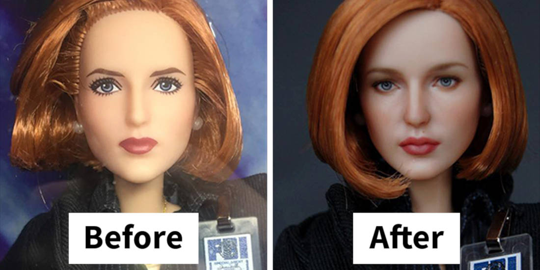 Ukrainian Artist Removes Makeup From Dolls And Repaints Them To Look More Natural