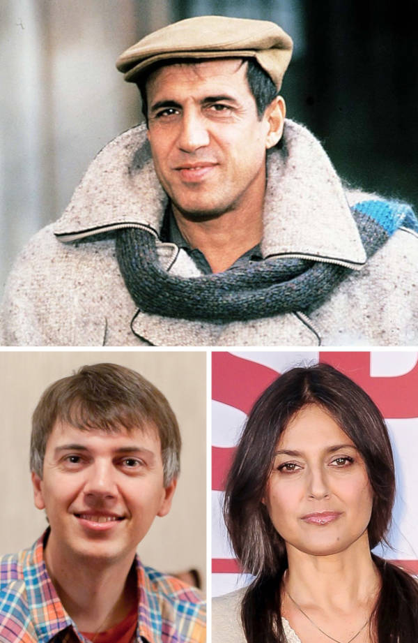 13. The daughter and son of Adriano Celentano