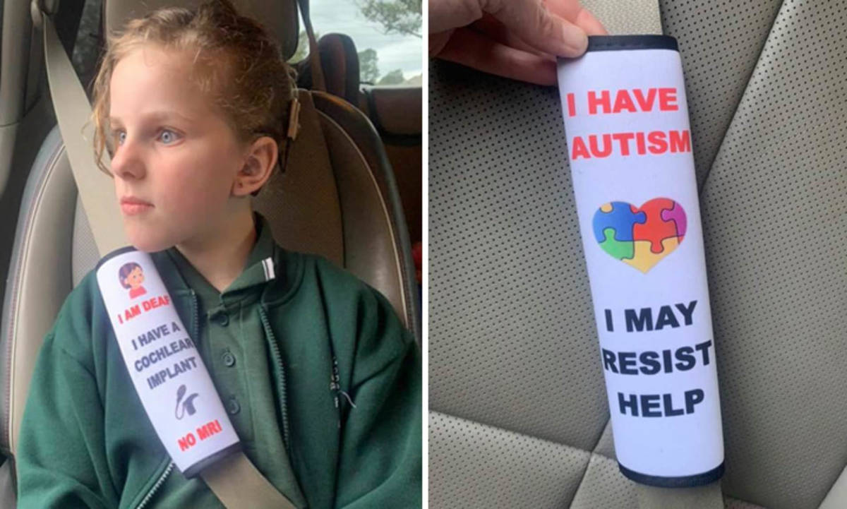 Mother Goes Viral for Creating Seat Belts to Alert Emergency Services