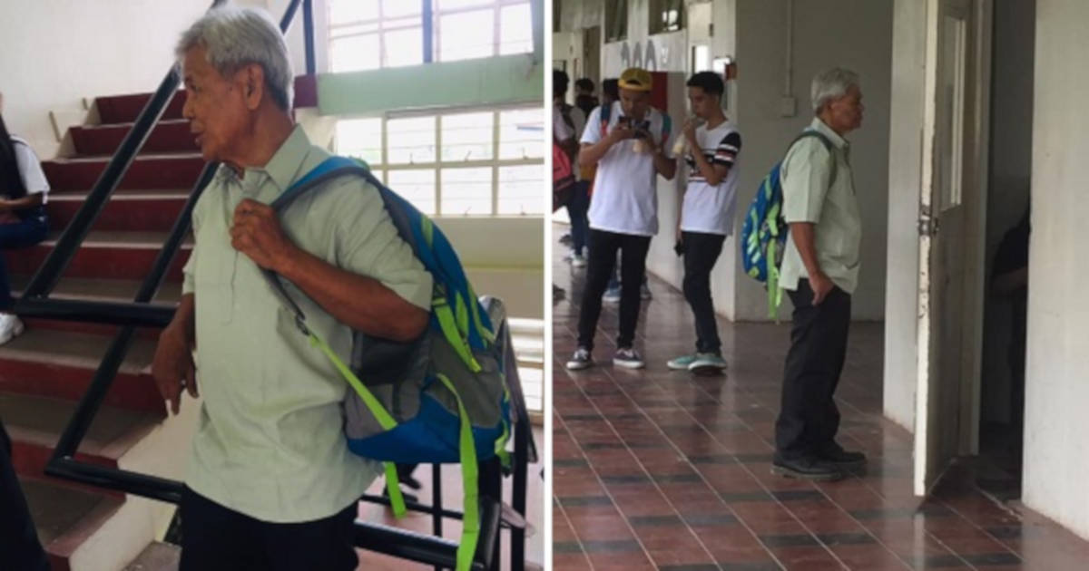 75-Year-Old Grandpa Joins University, Goes Viral As Freshman PolSci Student