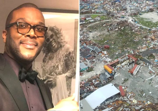 Tyler Perry Sends Supplies And Aid With His Personal Plane To The Bahamas