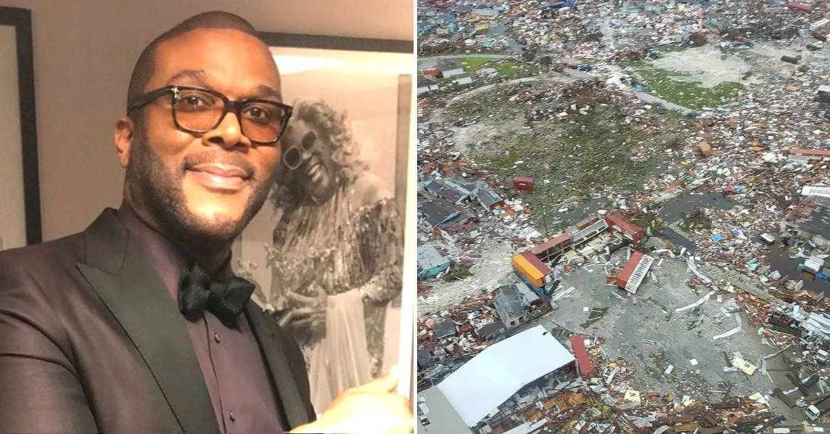 Tyler Perry Sends Supplies And Aid With His Personal Plane To The Bahamas