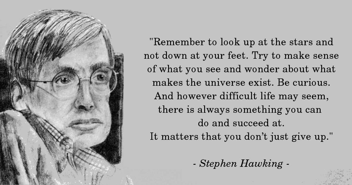 Stephen Hawking’s Perfect Advice For People With Depression
