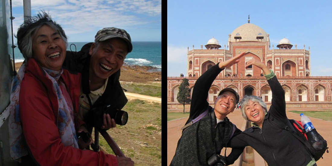 Adorable Senior Couple Who Backpacked To 40 Countries, Fall In Love All Over Again