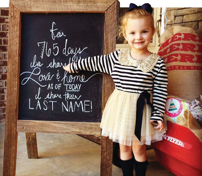 Heartwarming Pictures Of Children Who Were Just Adopted