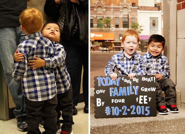 Heartwarming Pictures Of Children Who Were Just Adopted