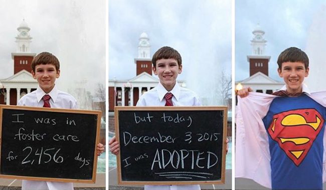 Heartwarming Pictures Of Children Who Were Just Adopted