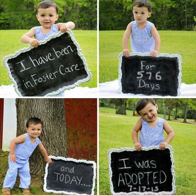 Heartwarming Pictures Of Children Who Were Just Adopted