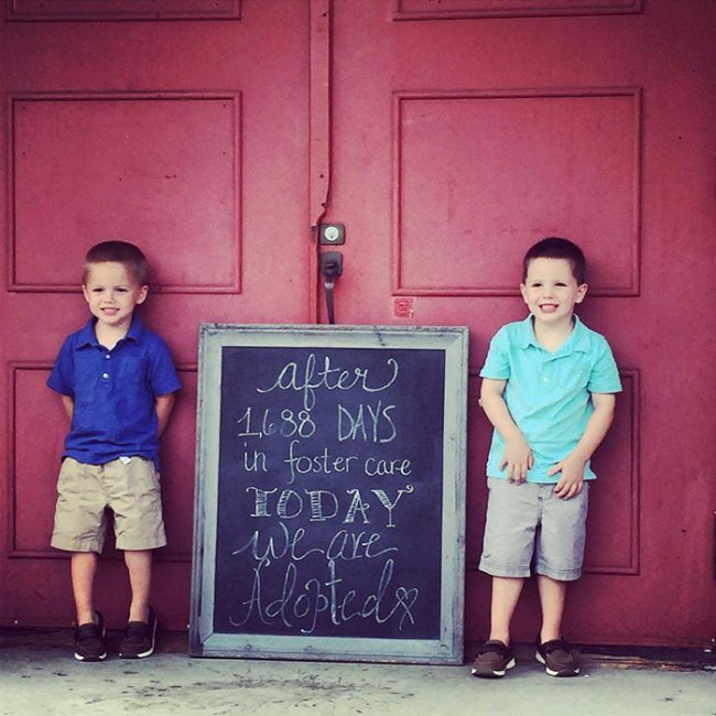 Heartwarming Pictures Of Children Who Were Just Adopted