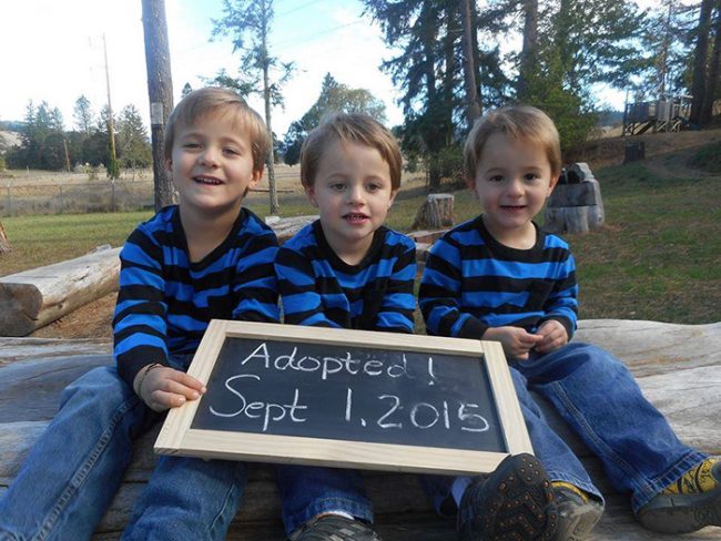 Heartwarming Pictures Of Children Who Were Just Adopted