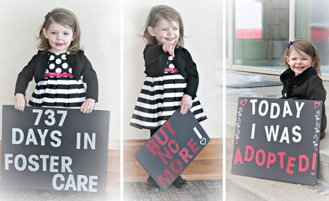 Heartwarming Pictures Of Children Who Were Just Adopted