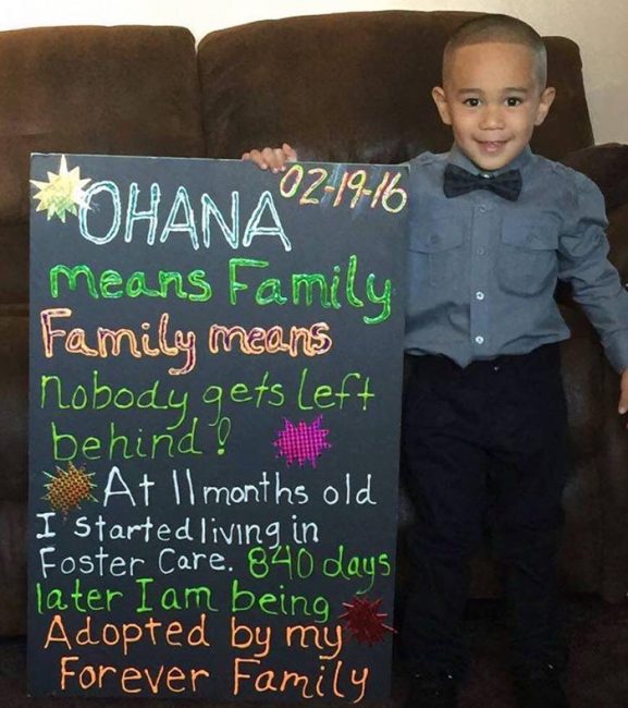 Heartwarming Pictures Of Children Who Were Just Adopted