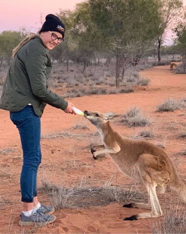 Rescued Kangaroo Can’t Stop Hugging The Volunteers Who Saved Her Life 1