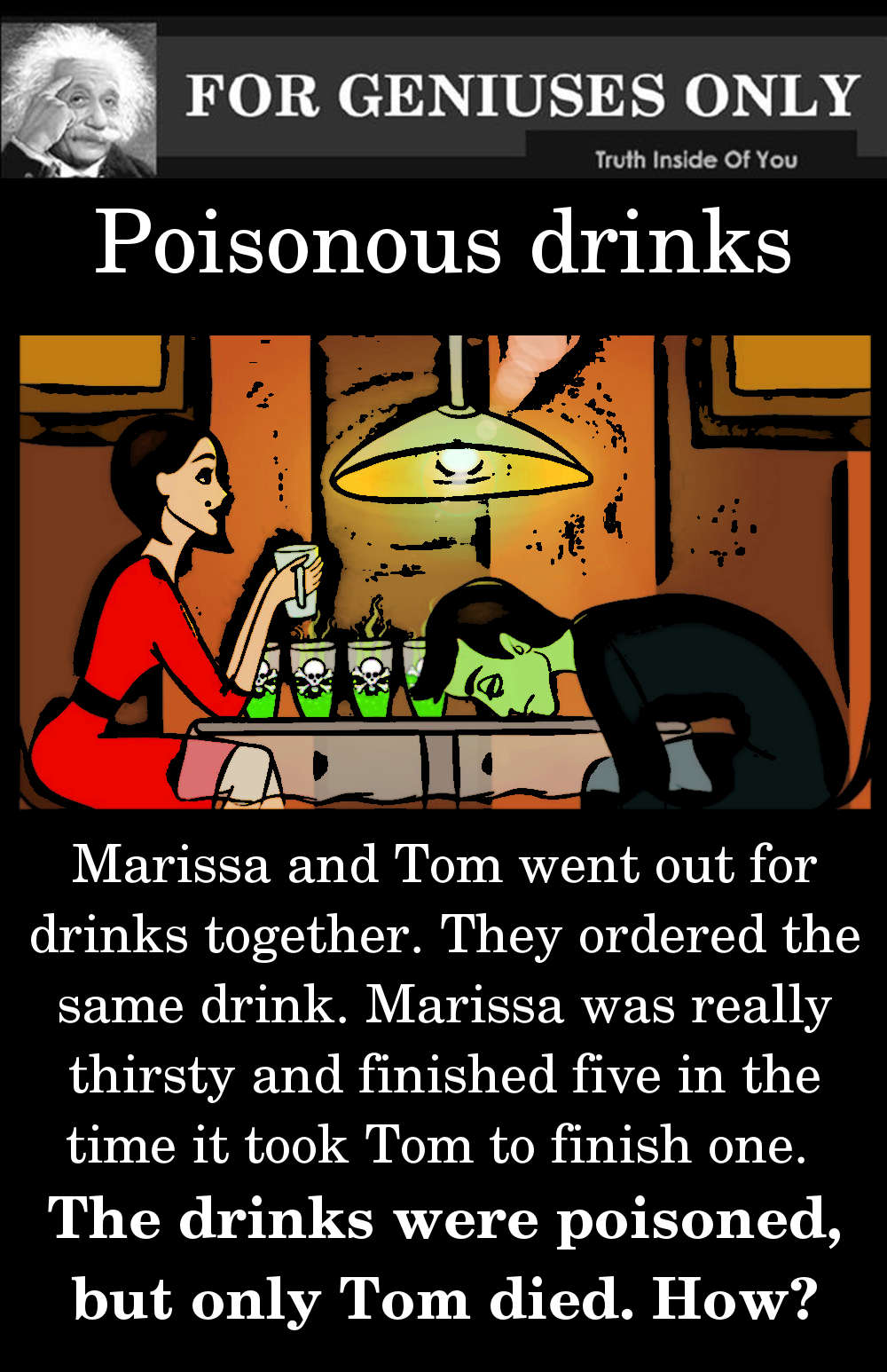 riddle Poisonous drinks