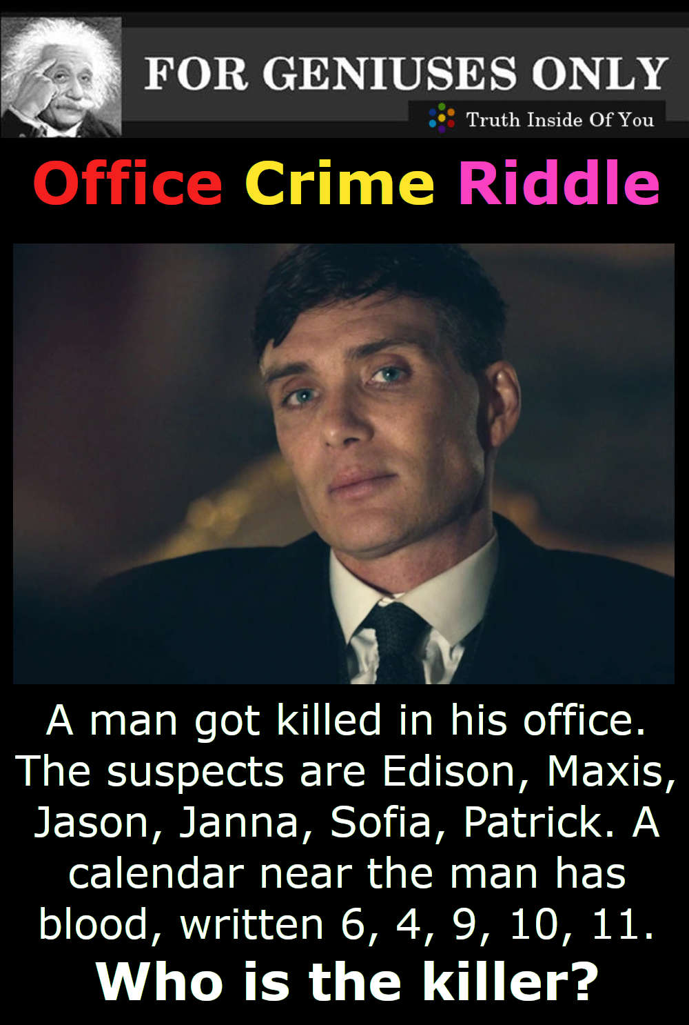 Office Crime Riddle