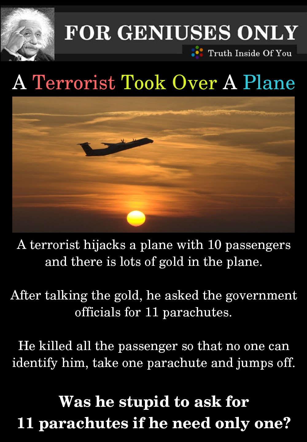 A Terrorist Took Over A Plane
