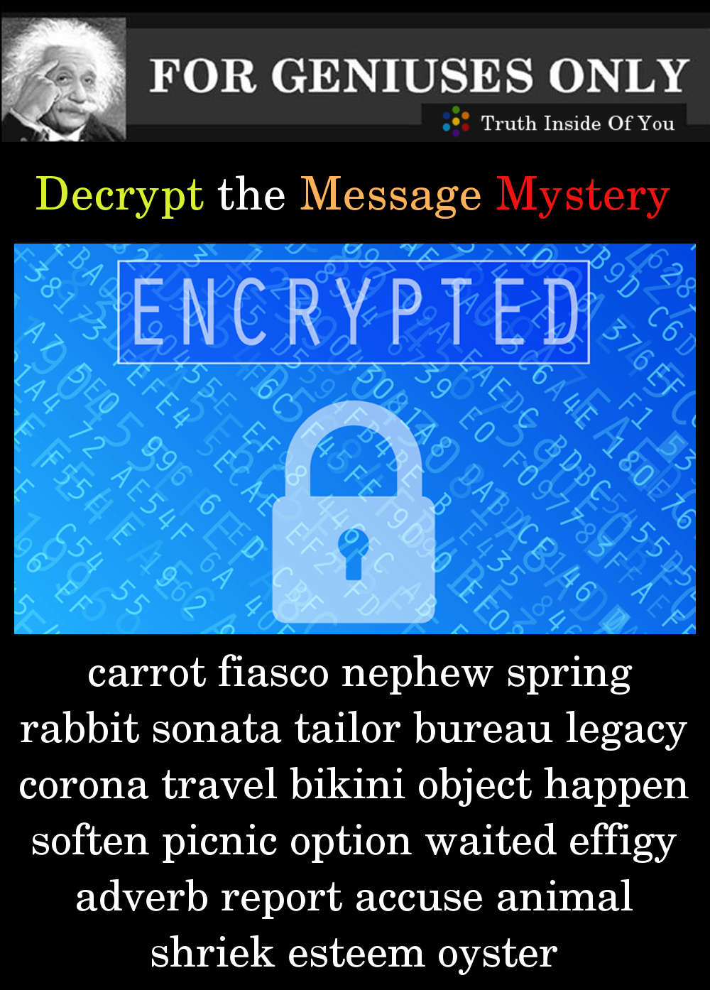 Decrypt the Message