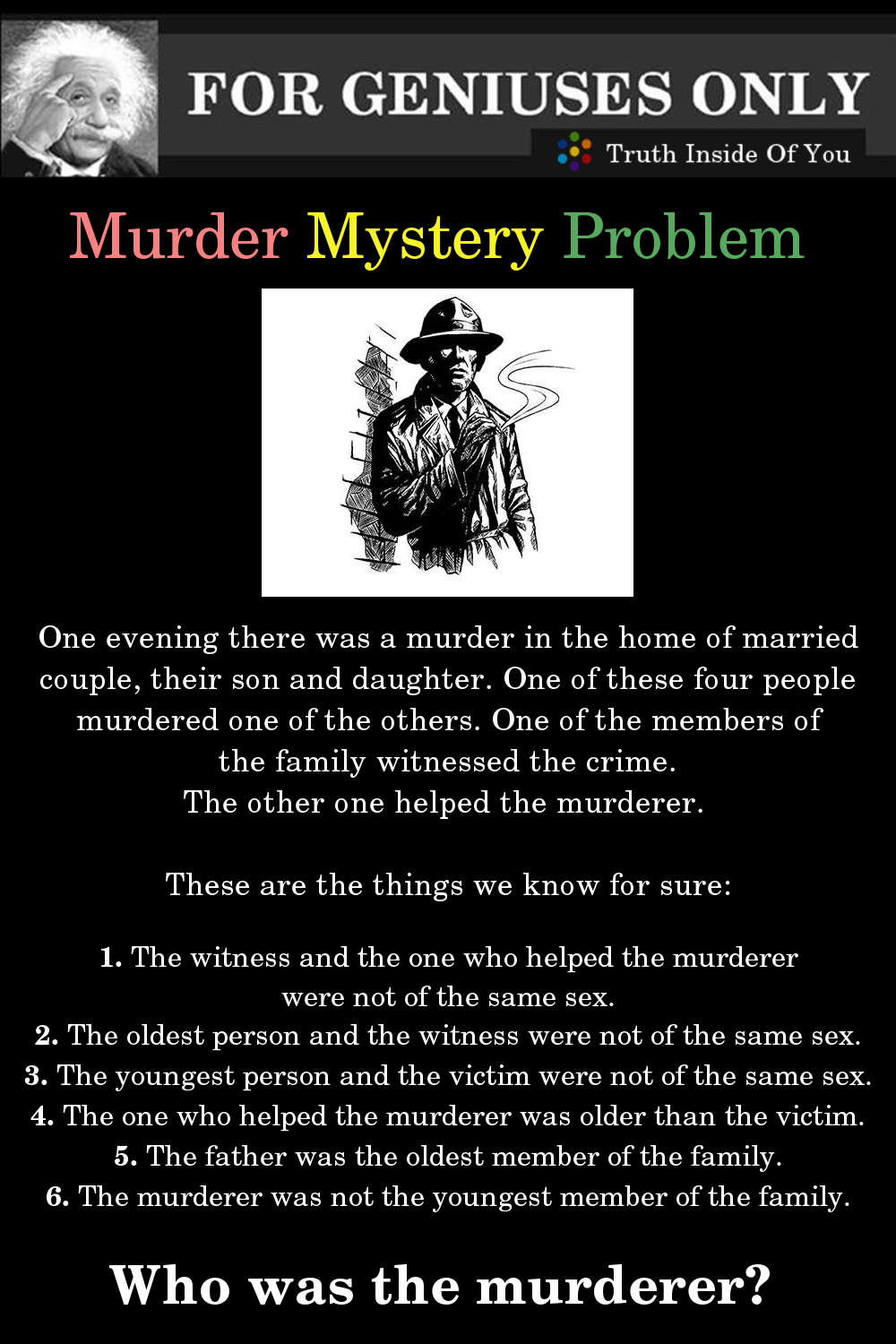 Murder Mystery Problem