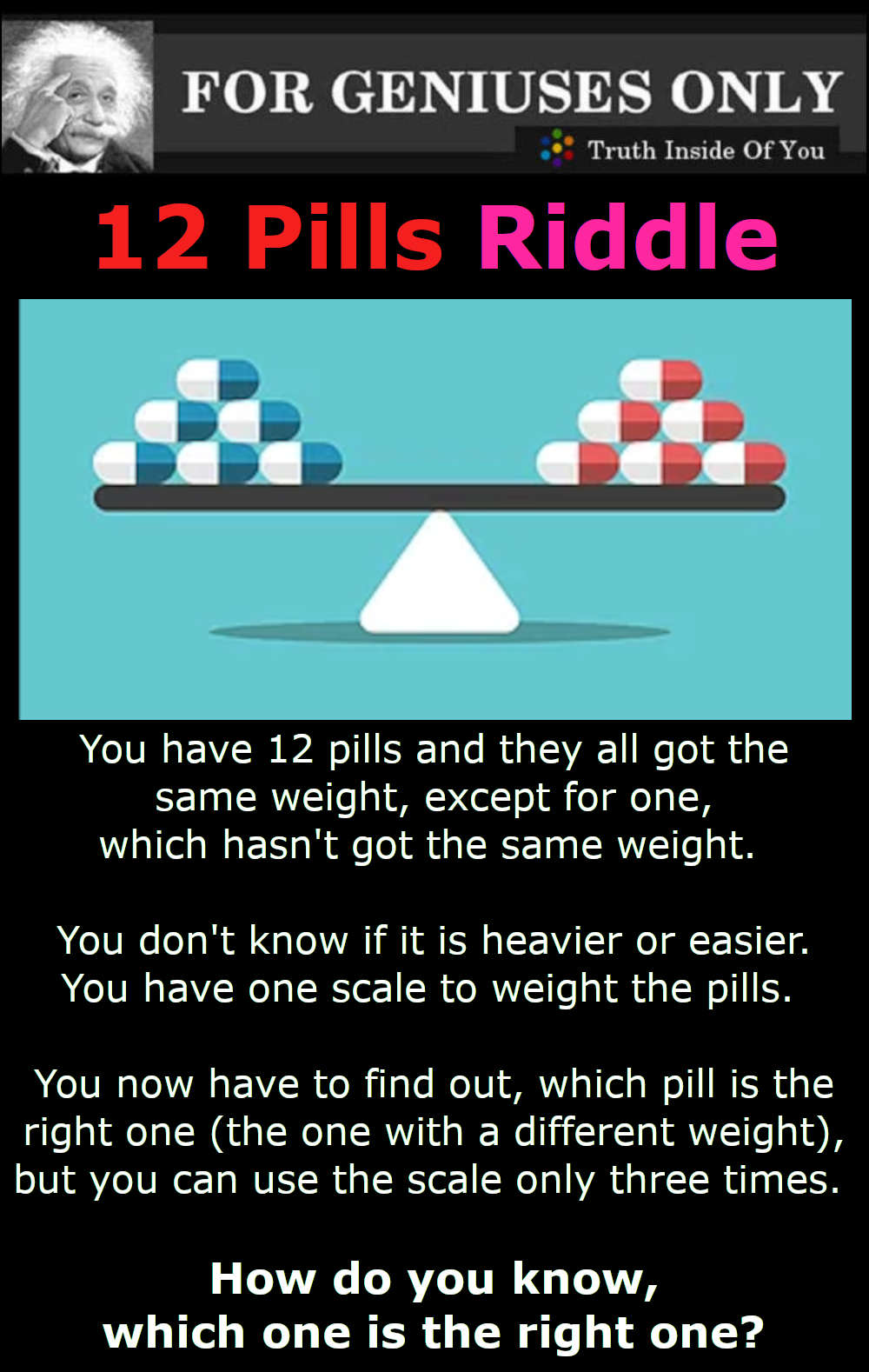 12 Pills Riddle