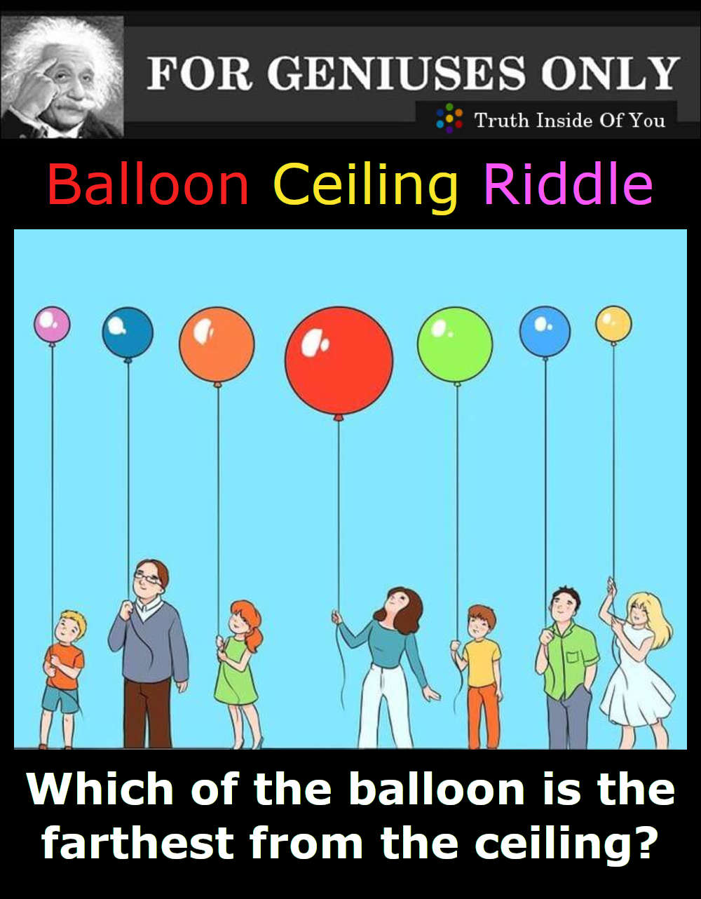 Balloon Ceiling Riddle
