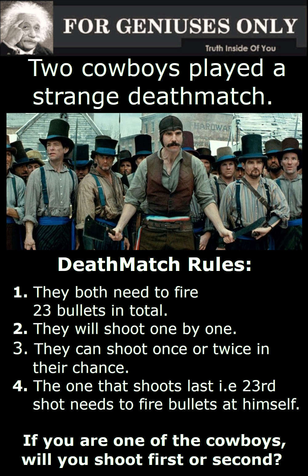 Deathmatch Riddle