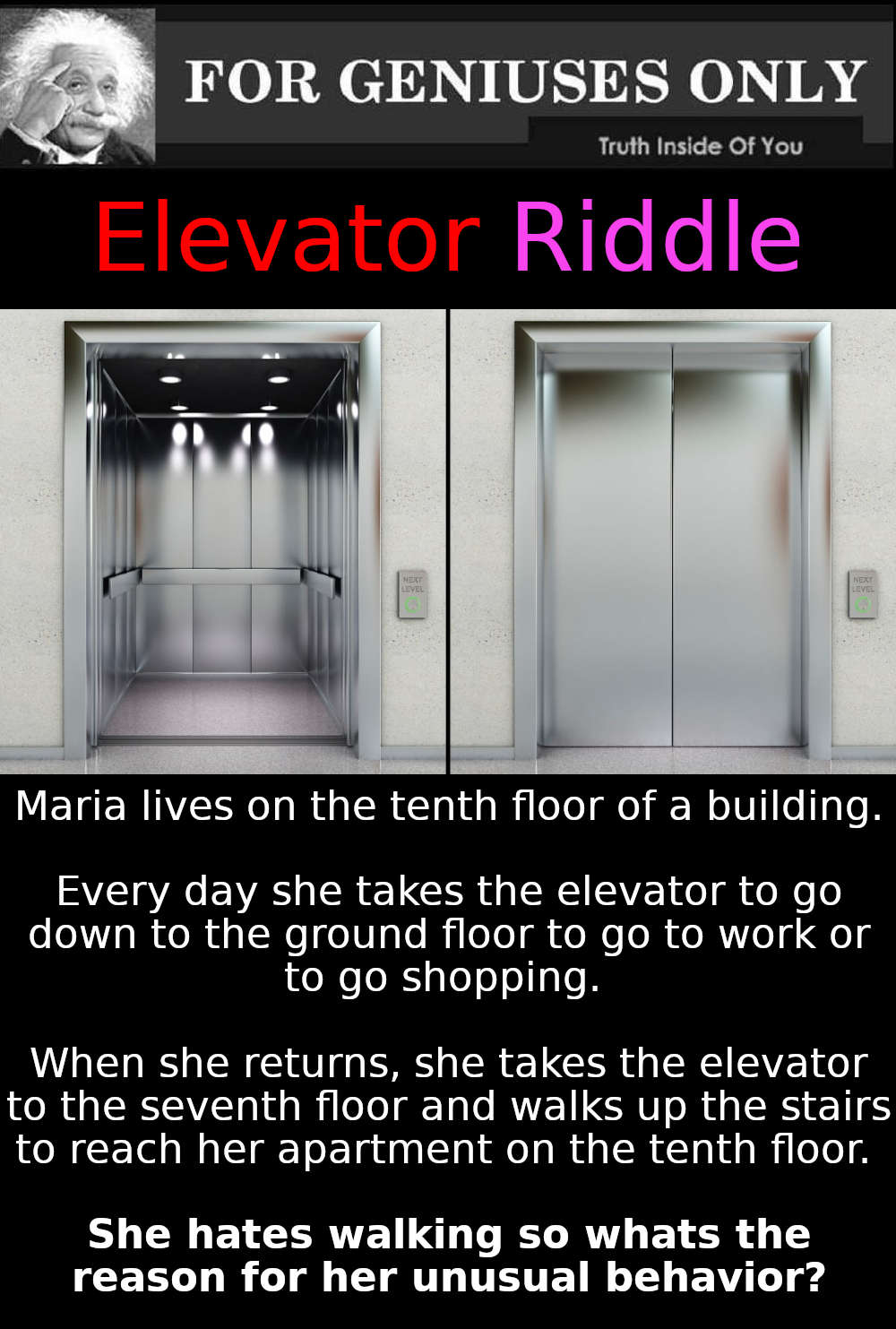 Elevator Riddle