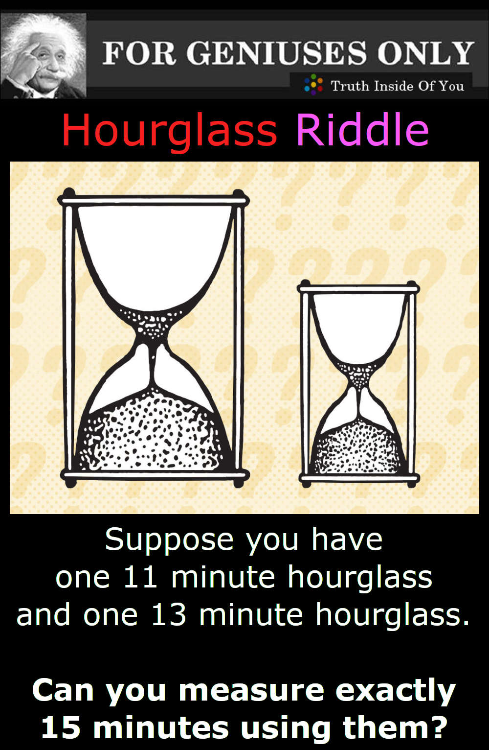 Hourglass Riddle