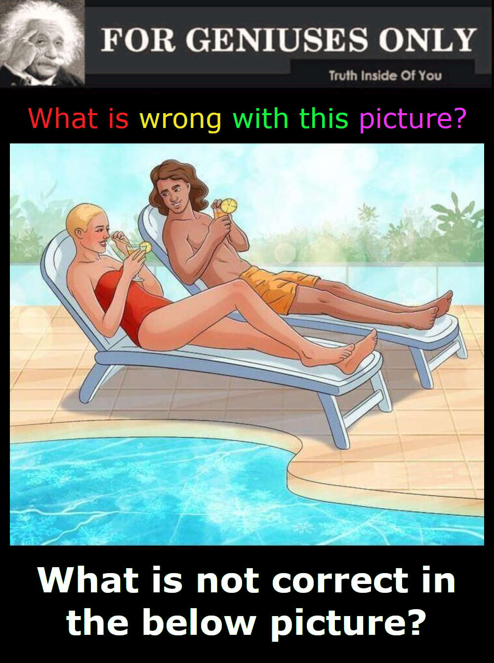 What is wrong with this picture Riddle