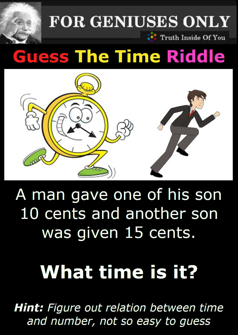 Guess The Time Riddle
