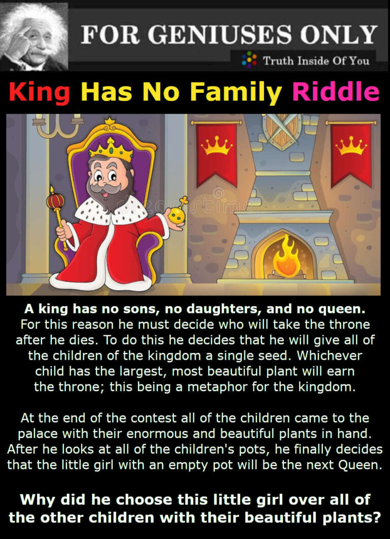 King Has No Family Riddle - Truth Inside Of You
