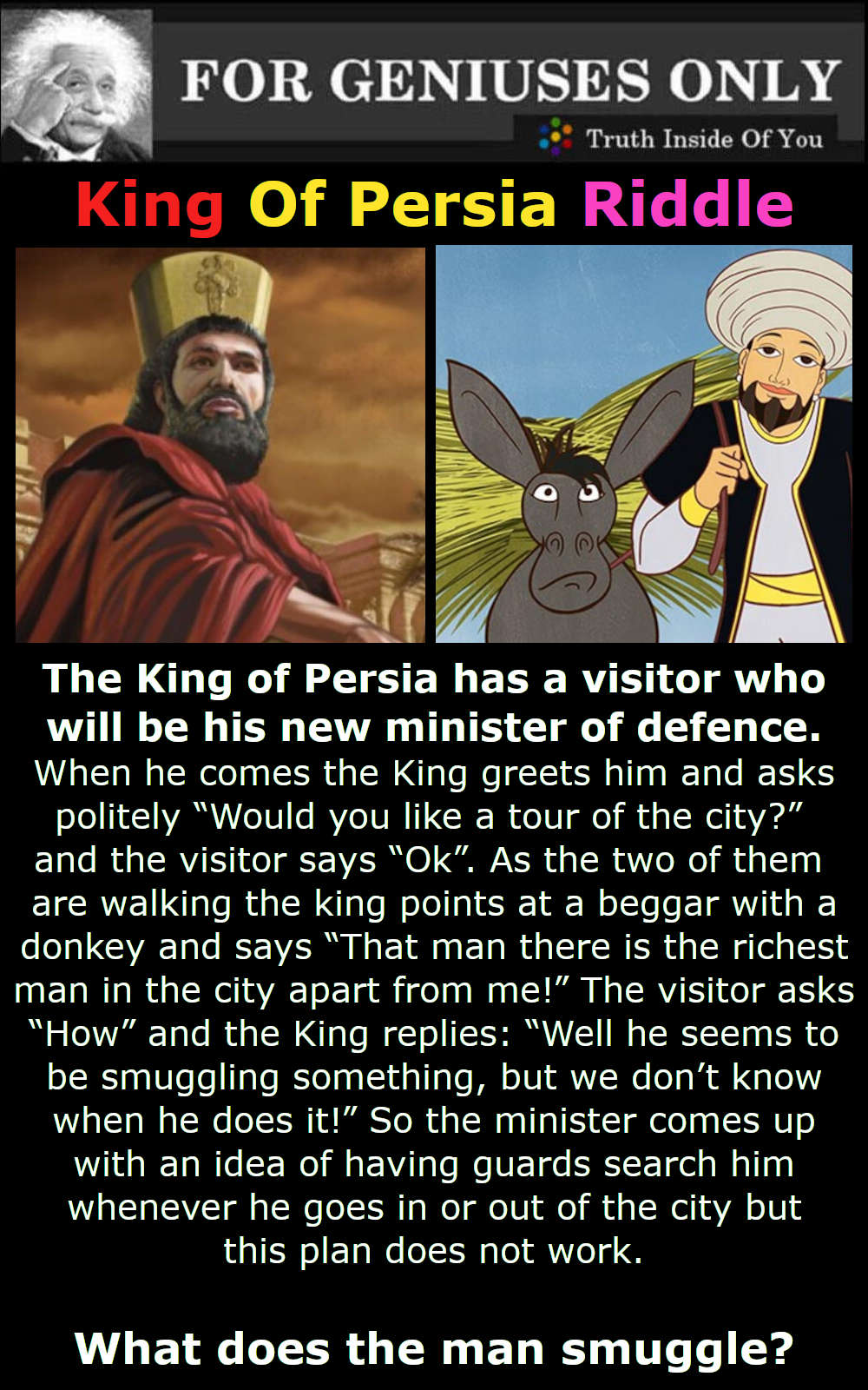 King of Persia Riddle