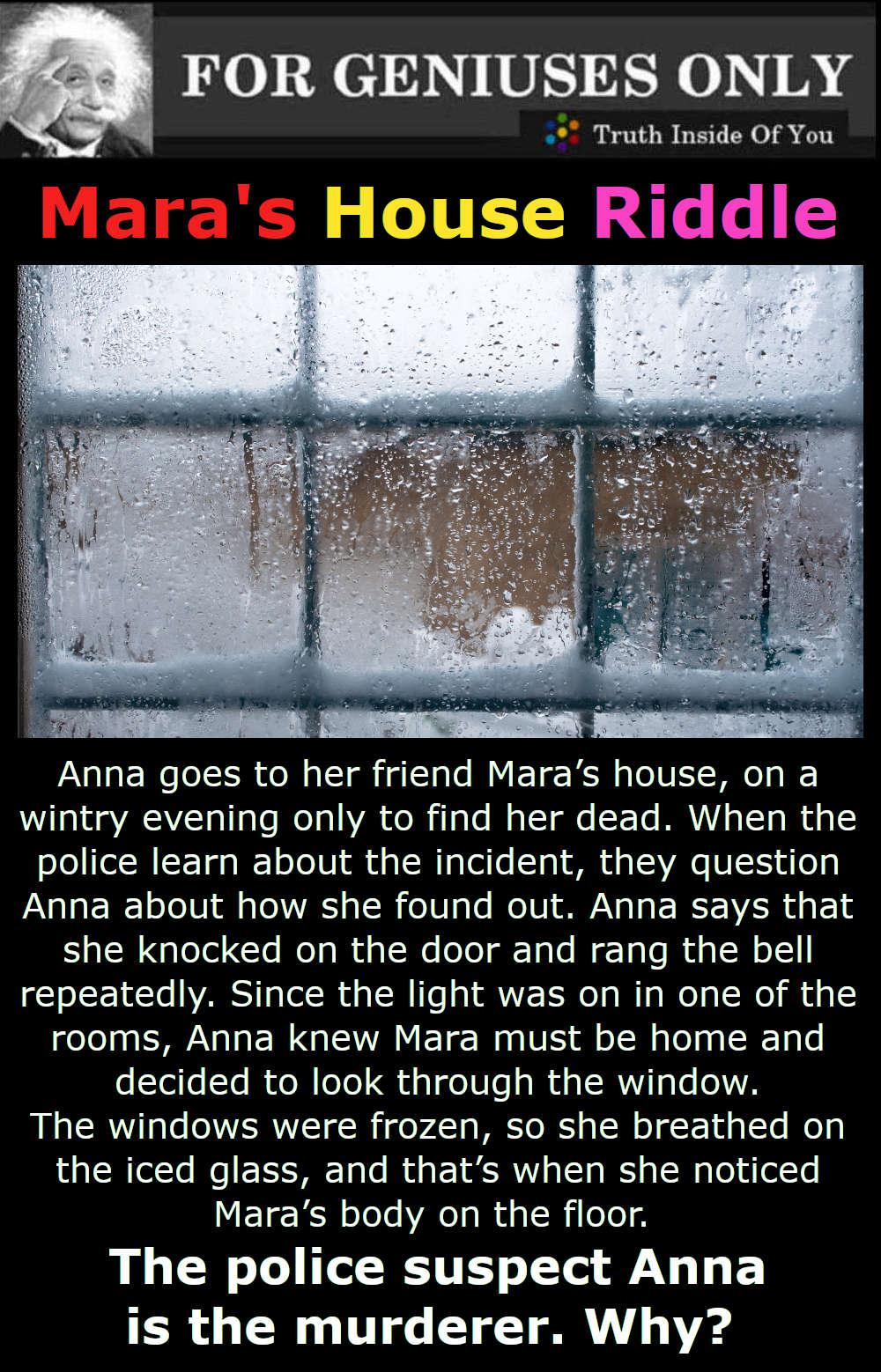Mara's House Riddle