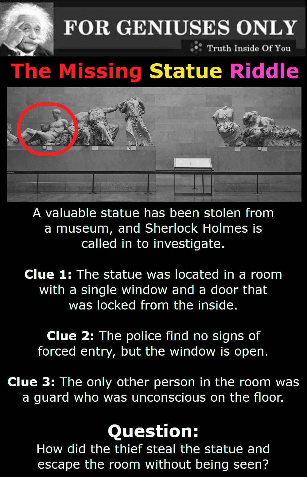 The Missing Statue