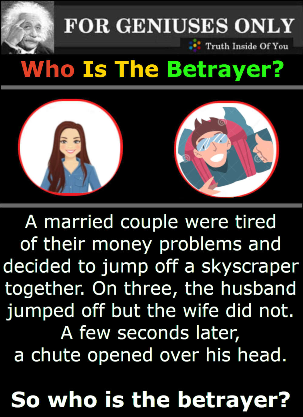 Who Is The Betrayer?