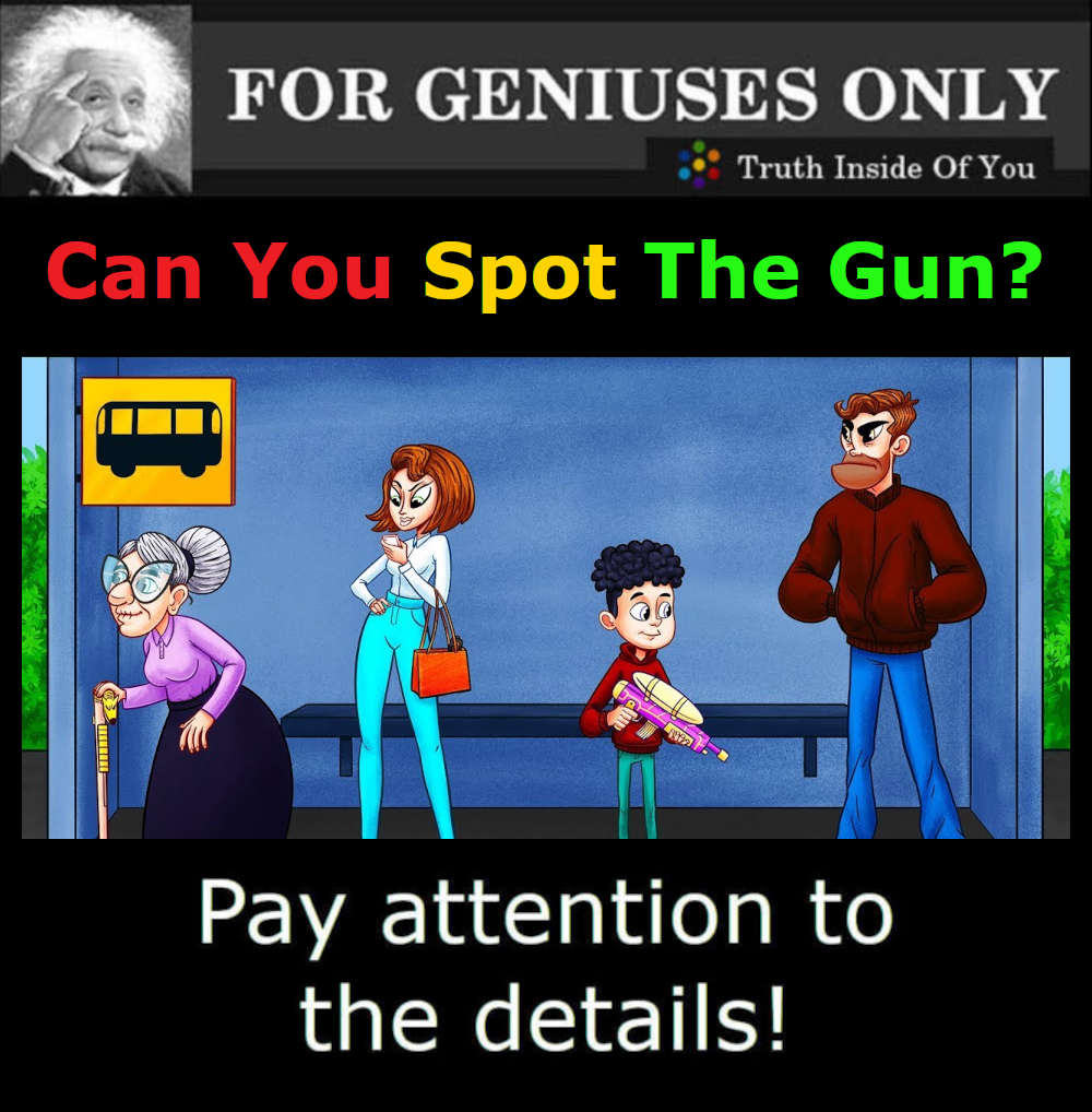 Can You Spot The Gun?