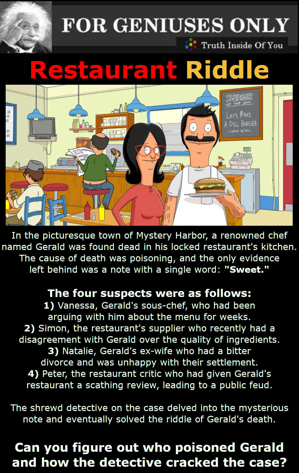 Restaurant Riddle